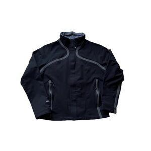 Mountain Hardwear Women's Black Full Zip Conduit Softshell Jacket Size Small